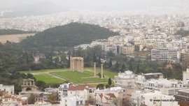 Ateny z Akropolu - Świątynia Zeusa Olimpijskiego