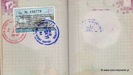 Turecka wiza w paszporcie